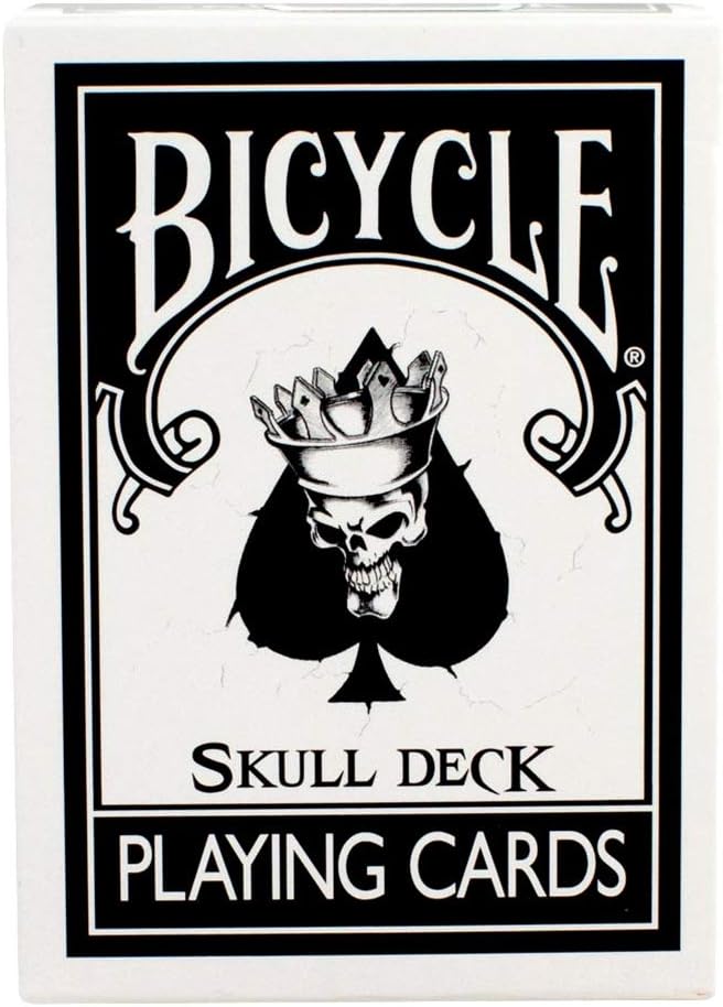 Bicycle Skull Deck Playing Cards with 4 Bonus Magic Cards