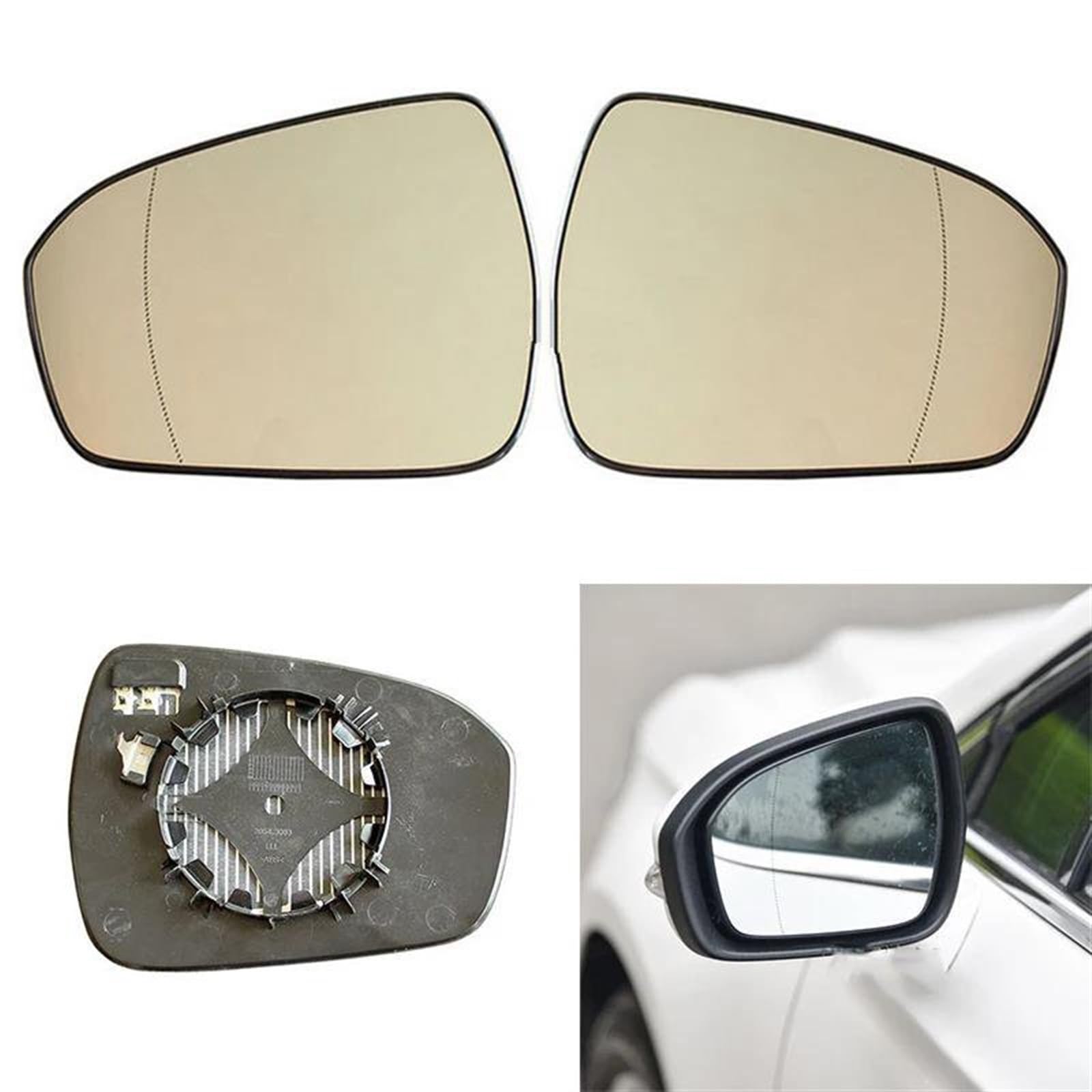 Ford Mondeo Wing Mirror Glass - Passenger Side (LH) - Heated Ford Mondeo Wing Mirror Glass - Passenger Side (LH) - Heated