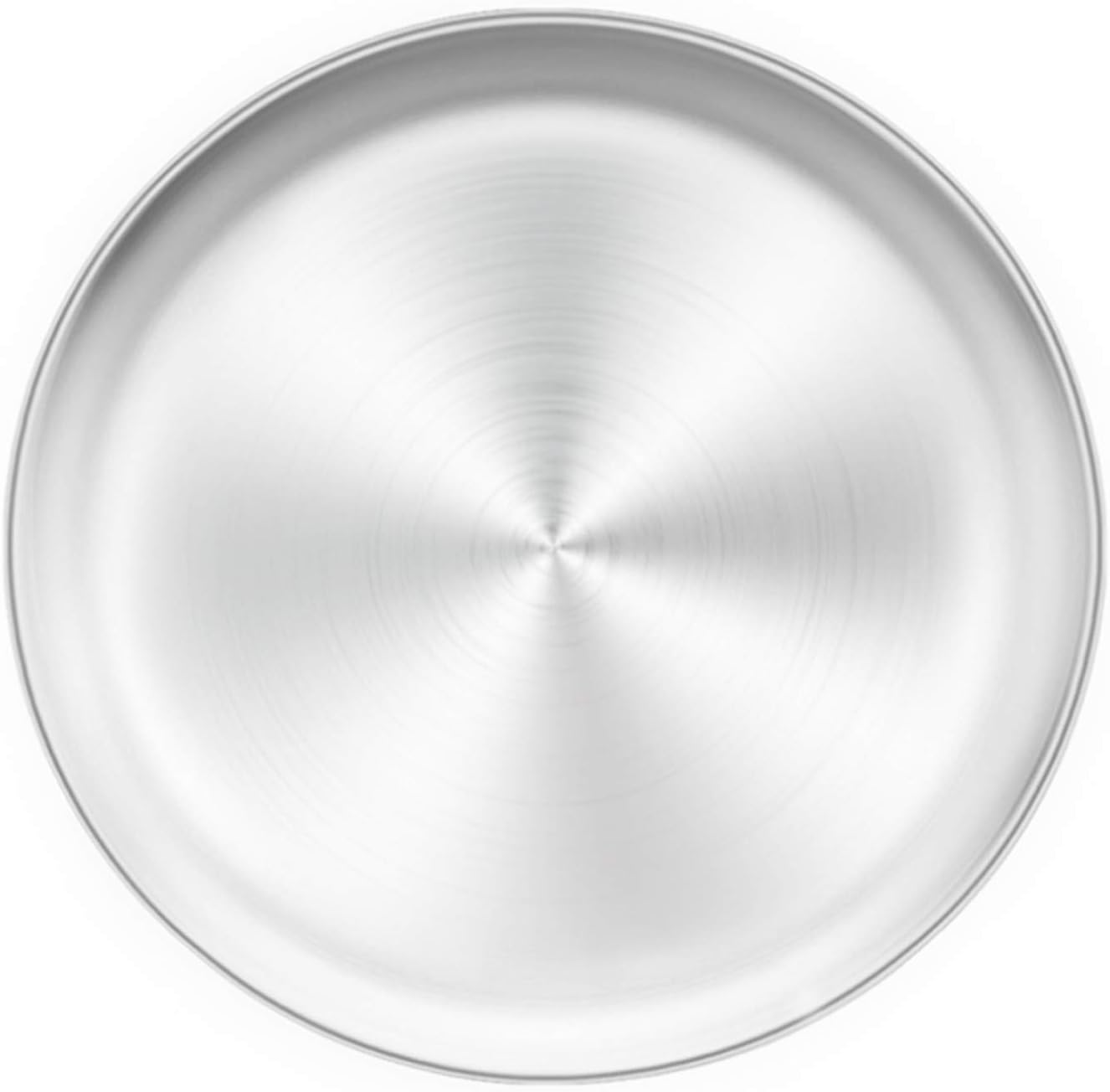 TeamFar Pizza Pan, 10 inch Pizza Pan Stainless Steel Pizza Oven Pan Tray Round Pizza Baking Pan, Healthy & Durable, Dishwasher Safe & Easy Clean