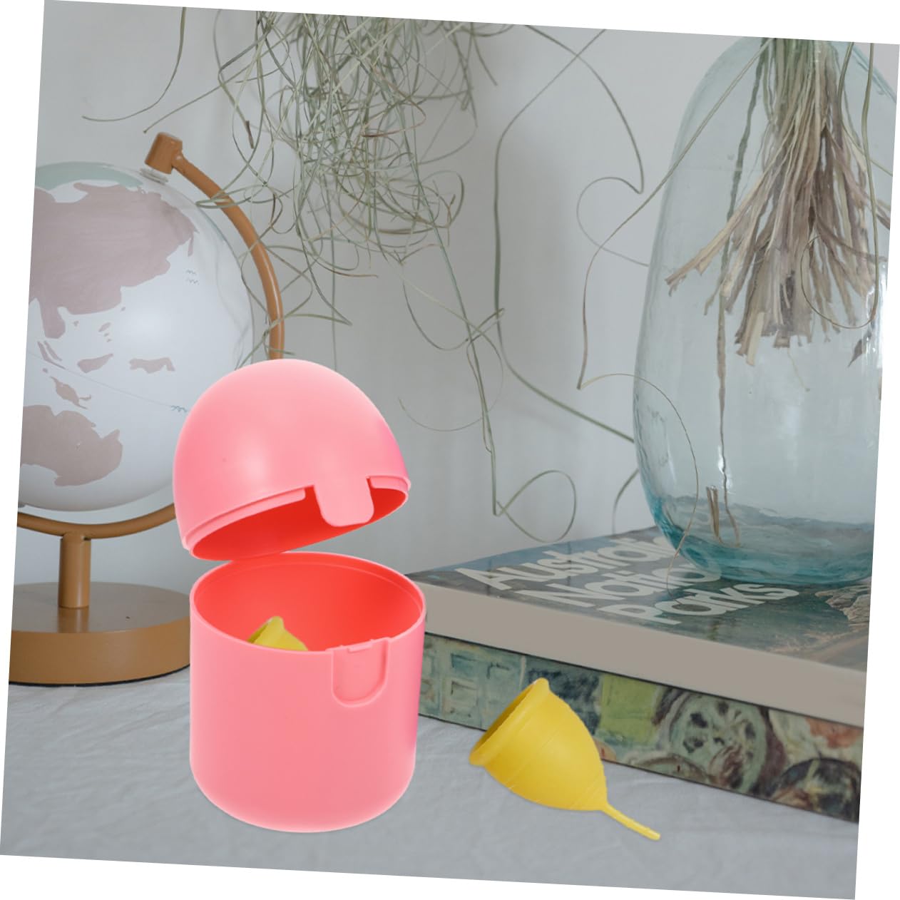 Ipetboom 5sets Portable Diva Case for Women Products Period Storage Box Wipes 2pcs*5