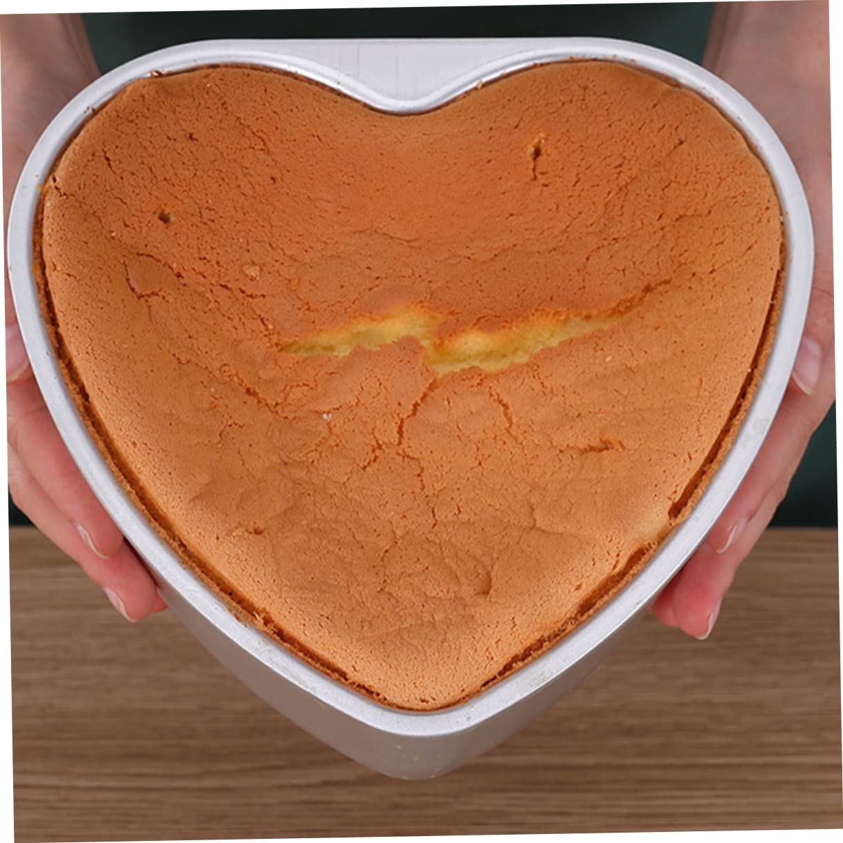 8 pièces moule à gâteau en forme de coeur moules à quiche en forme de coeur plateau à gâteau en aluminium moule à gâteau moule à gâteau moule à pain grillé moule à pizza en métal épaississement mousse