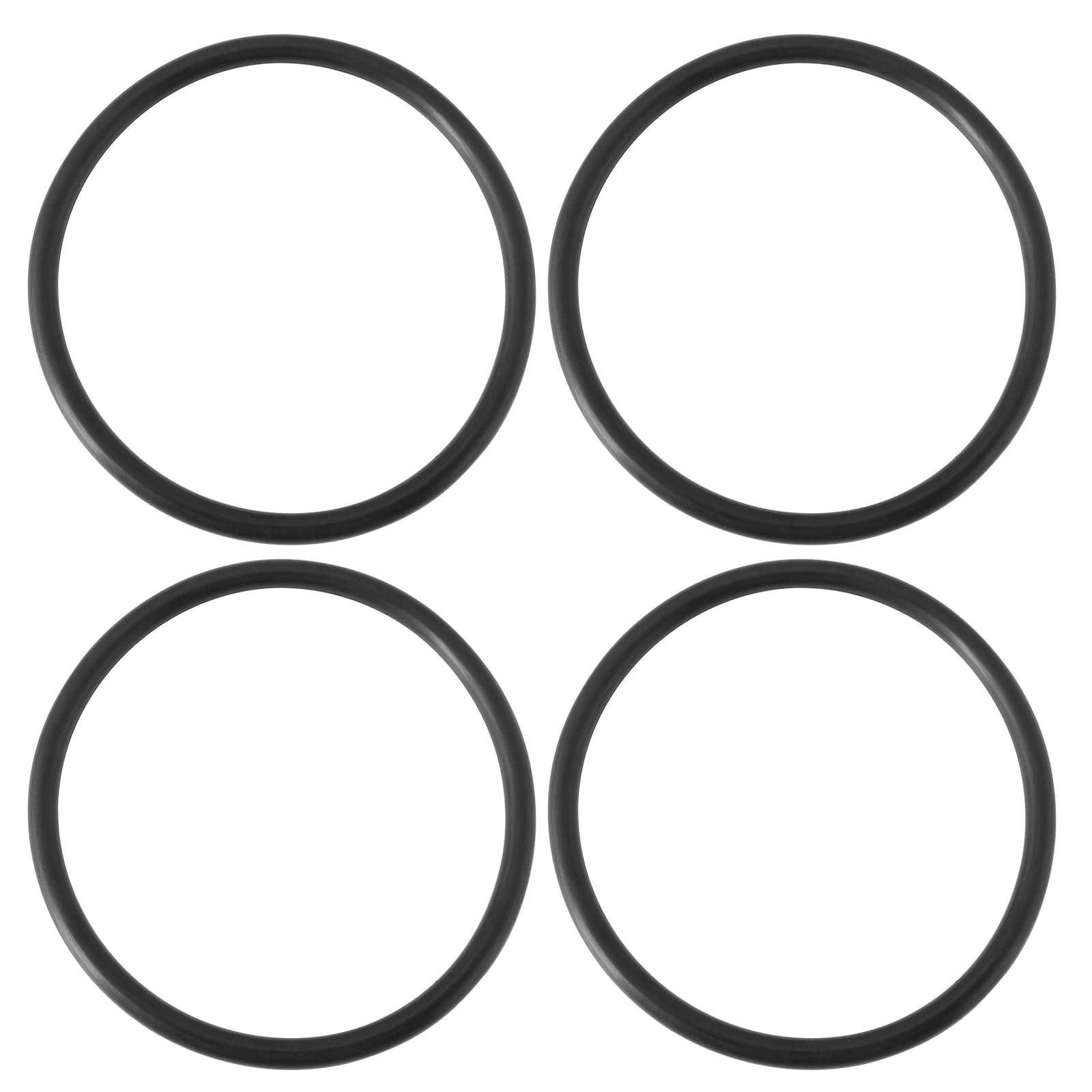 Create idea 4pcs Filter Top Nitrile Rubber Seals 75 x 5 mm Filter O-Rings Compatible with Adey Magnaclean Professional 2 Micro 2 Black