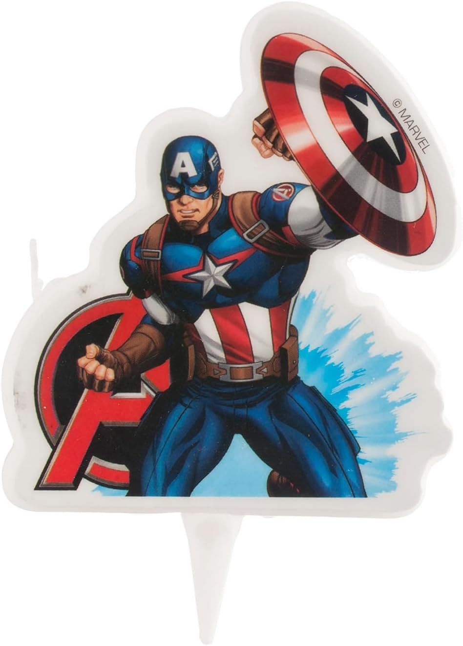 Vela cumpleaños 2D Vengadores Avengers Capitan America