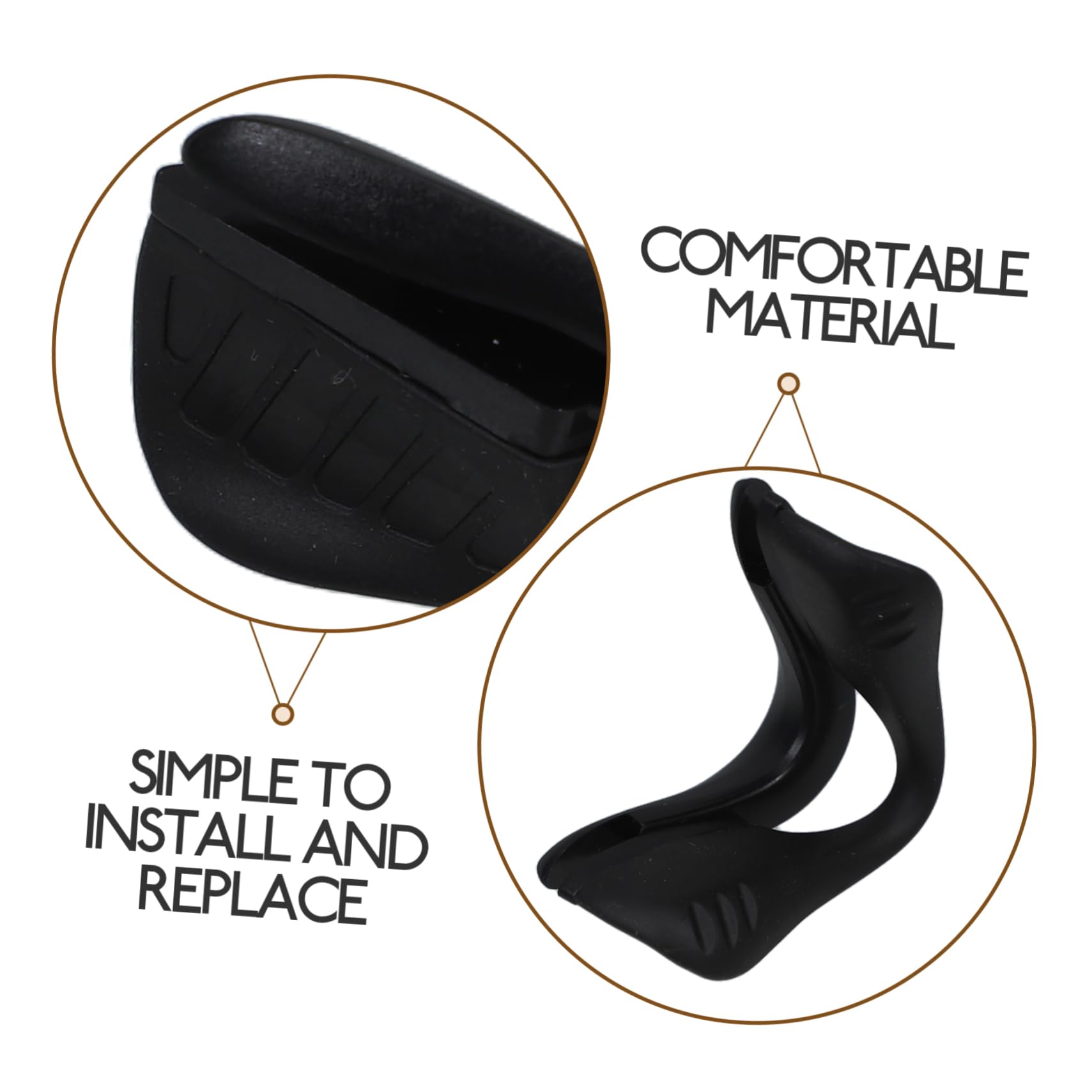 Healeved 5 Piezas De Almohadillas Nasales Para Gafas De Sol Espaciadores Almohadillas Para Puente Nasal De Gafas Clip Para Gafas Espaciador De Repuesto Para Gafas Almohadillas Nasales