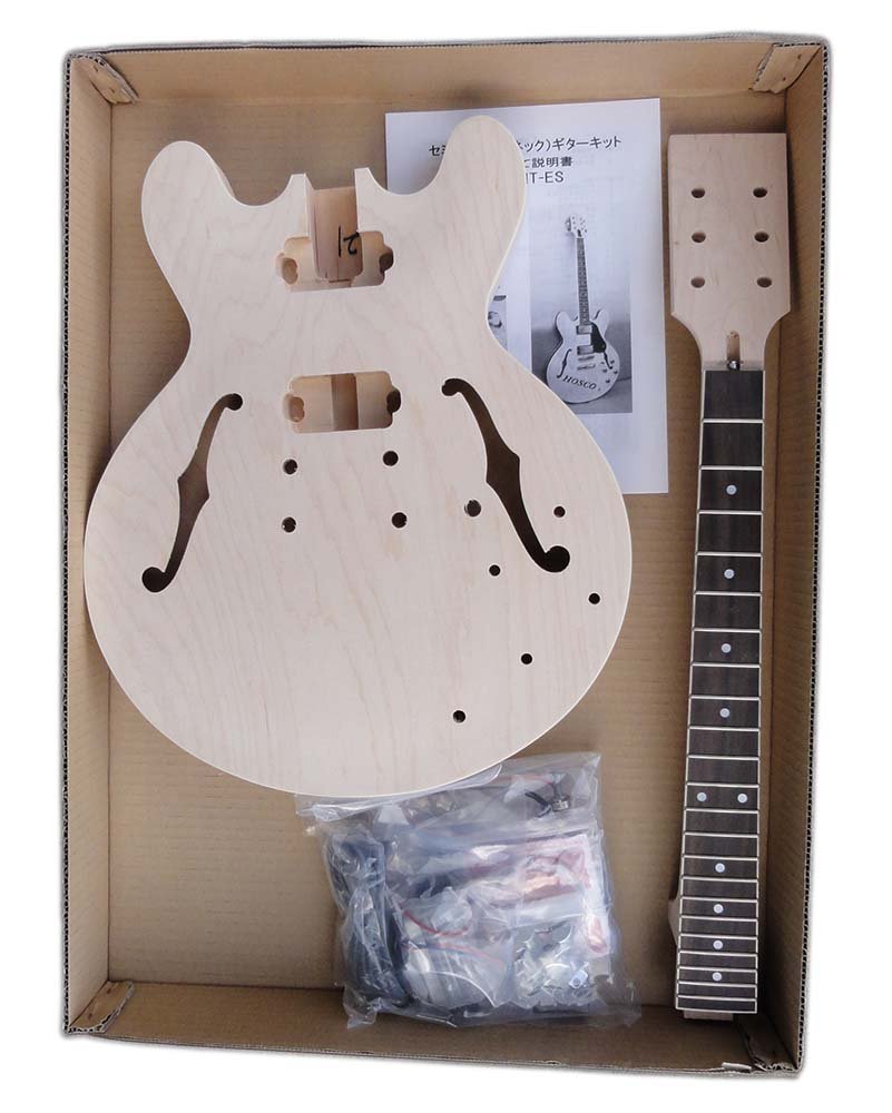 Amazon | HOSCO エレキギターキット セミアコタイプ ER-KIT-ES  