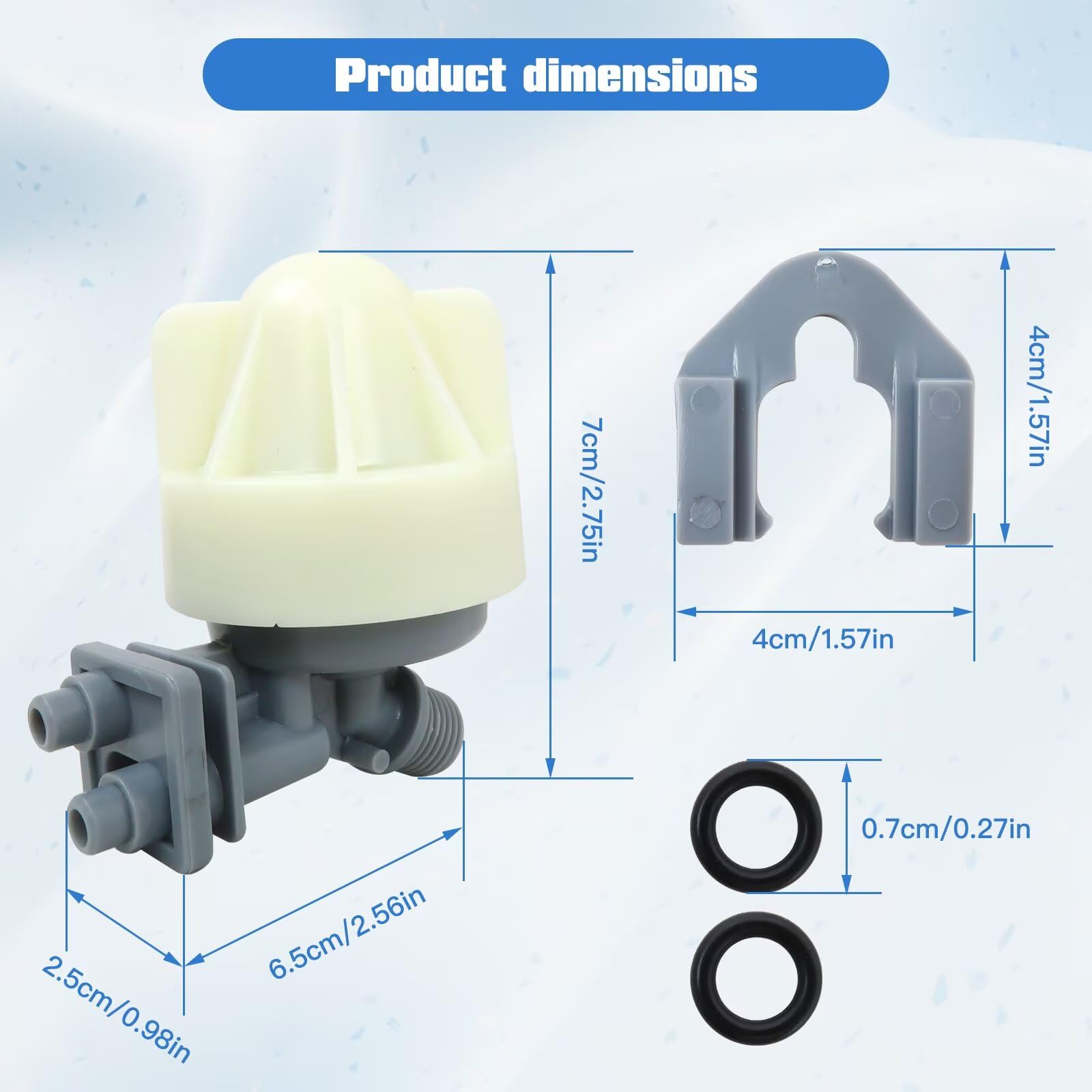 Ugello addolcitore d'acqua e gruppo Venturi sostituisce 7187065, 7214969, 7165704, 7238450, WS15X10027 WS15X10046 adatto per ECOWATER, adatto per rubinetti, adatto per Viessmann