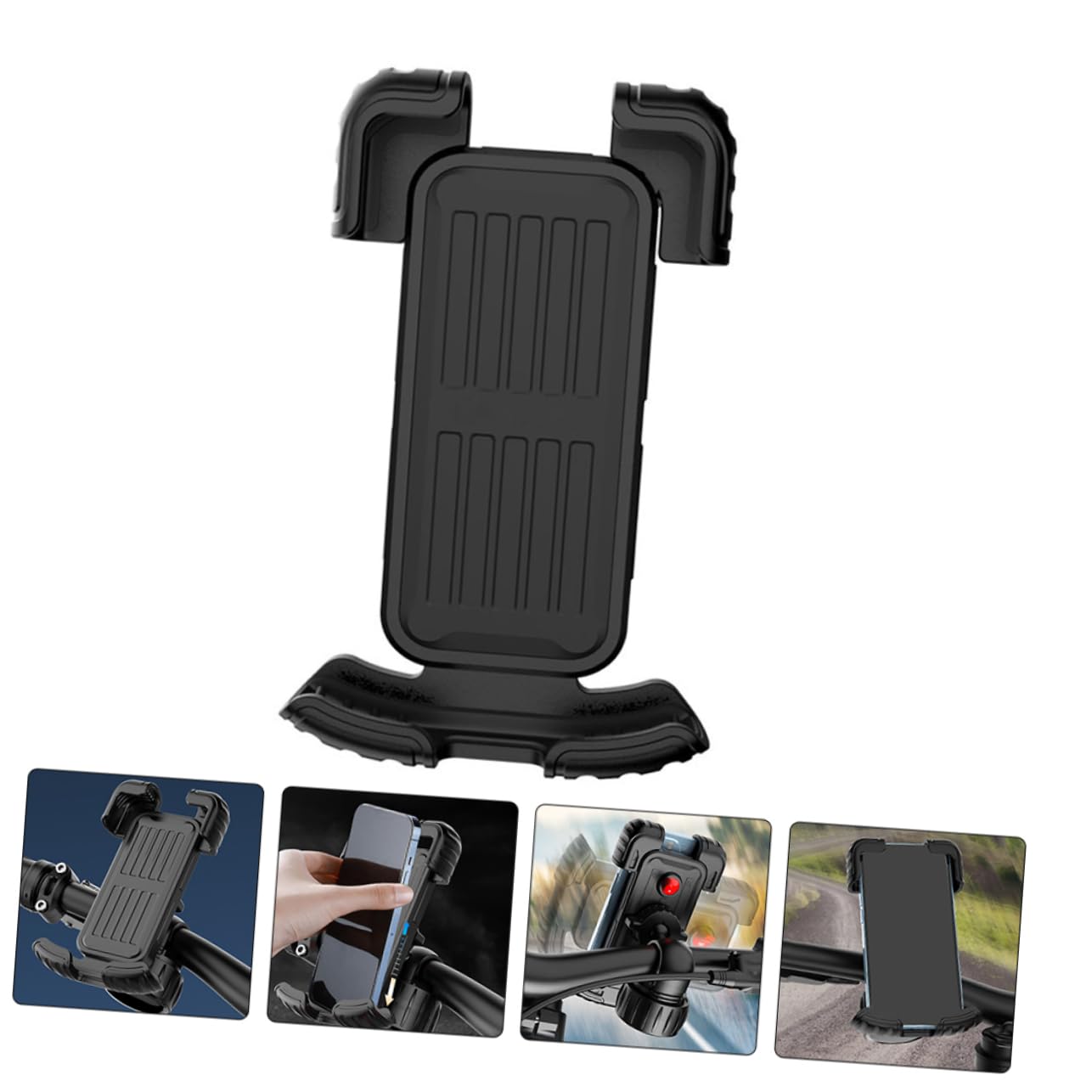 Gadpiparty 2pièces Support De Téléphone Vélo Scooter Antichoc Et Antidérapant Compatible avec Guidons Support pour Smartphone Et Navigation Durable