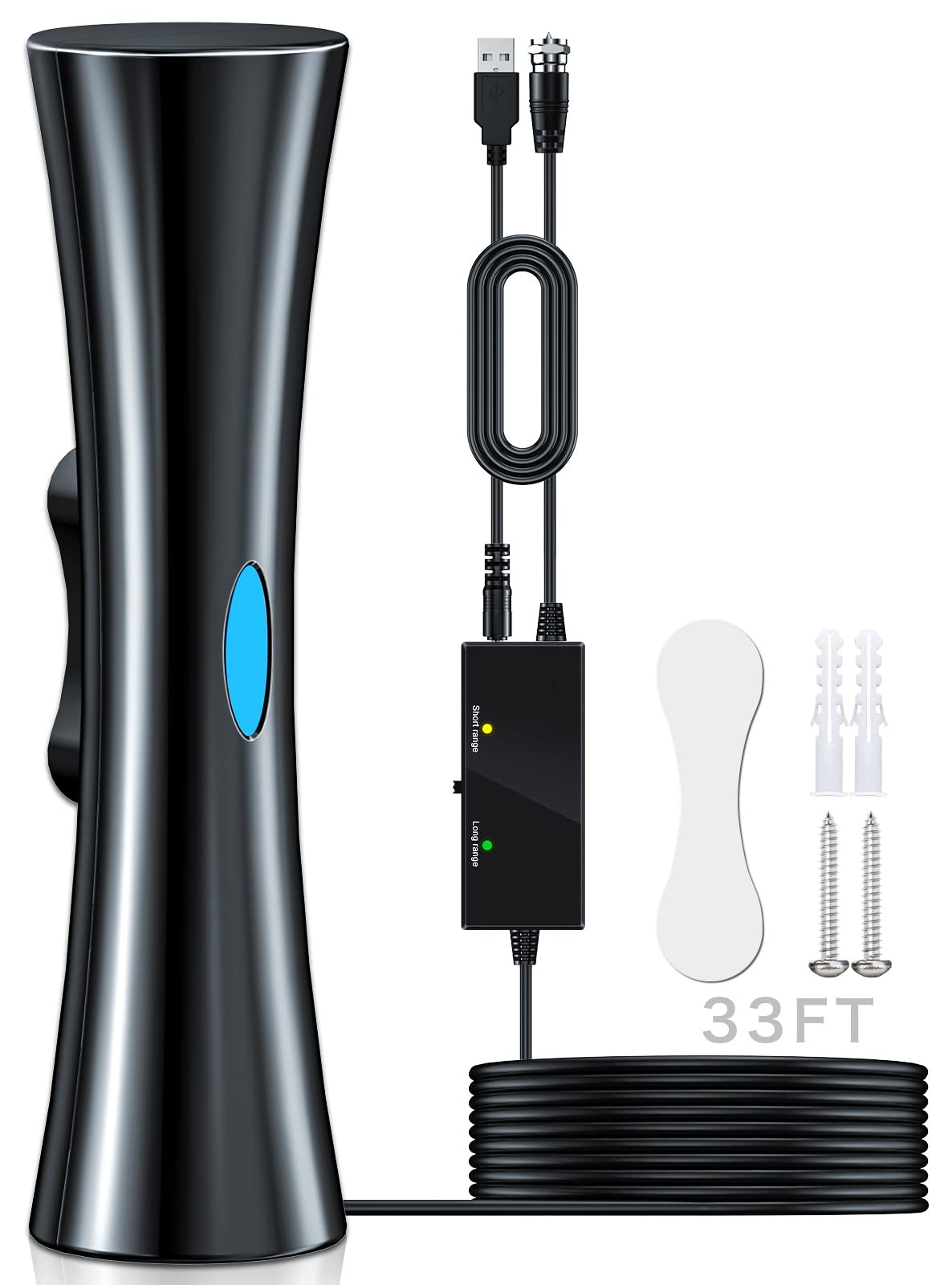 520 Miles Range TV Antenna-Digital TV Antenna for Smart TV