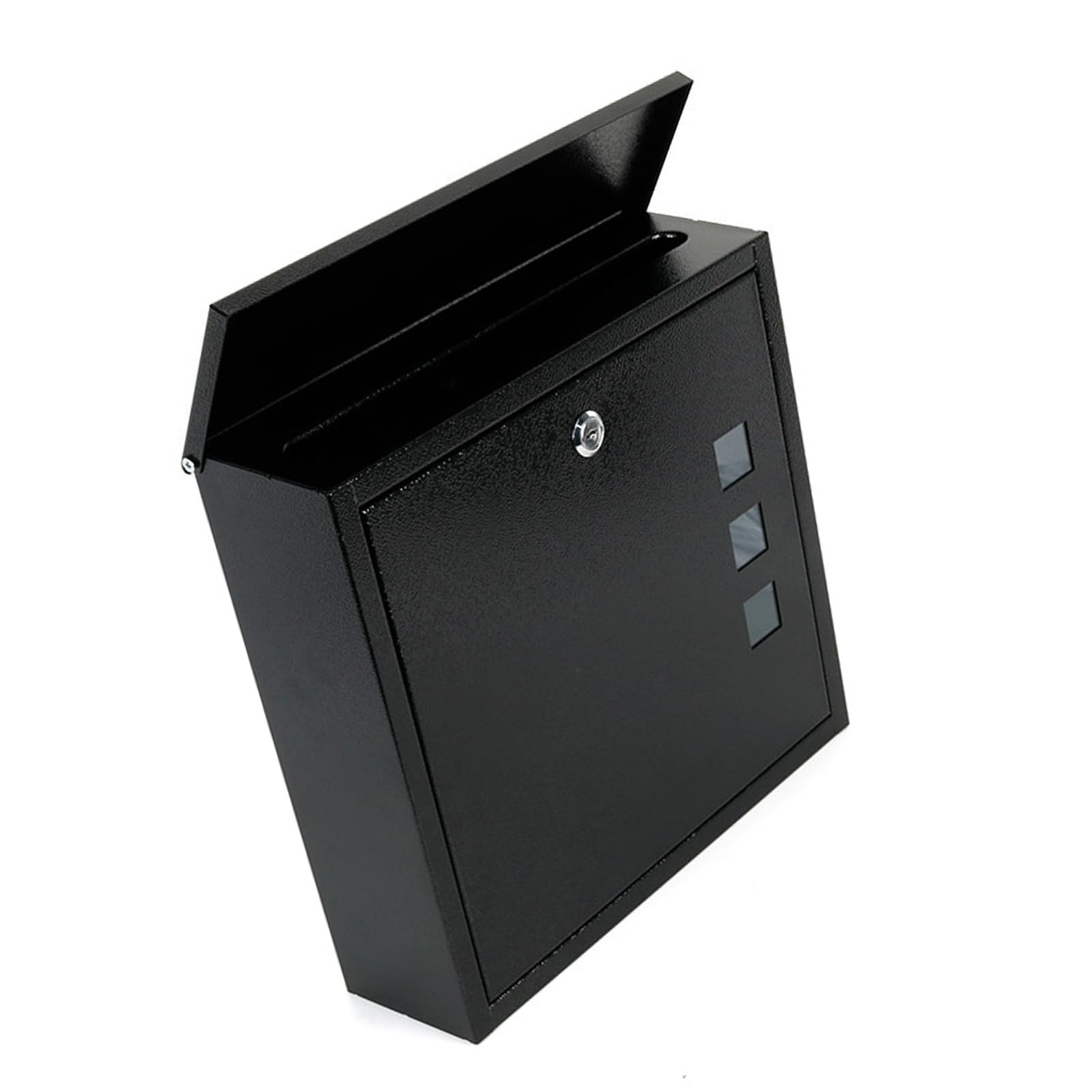 Wall Mounted Mailbox Rust Proof Metal Outdoor Letter Box with Large Capacity for Home Offices School Weatherproof Post Box