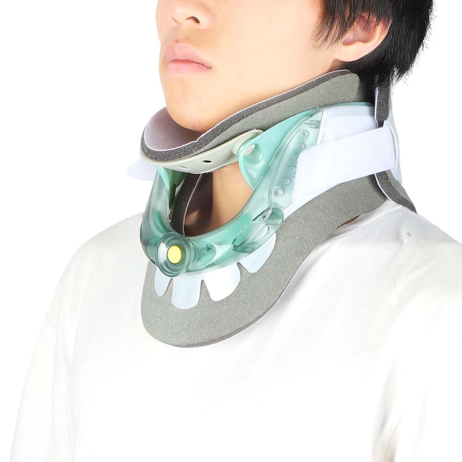 Collare Cervicale, Dispositivo di Trazione Cervicale Regolabile Neck Corrector Strumento per Recuperare la Cura del Collo del Collare Rivivere il Dolore al Collo
