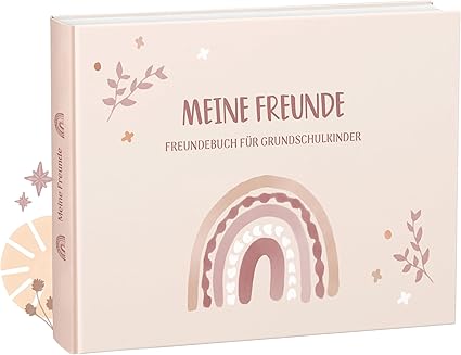 Freundebuch Kindergarten - Für Mädchen & Jungen - 82 Seiten - Bohem Style - Mit Fotobereich