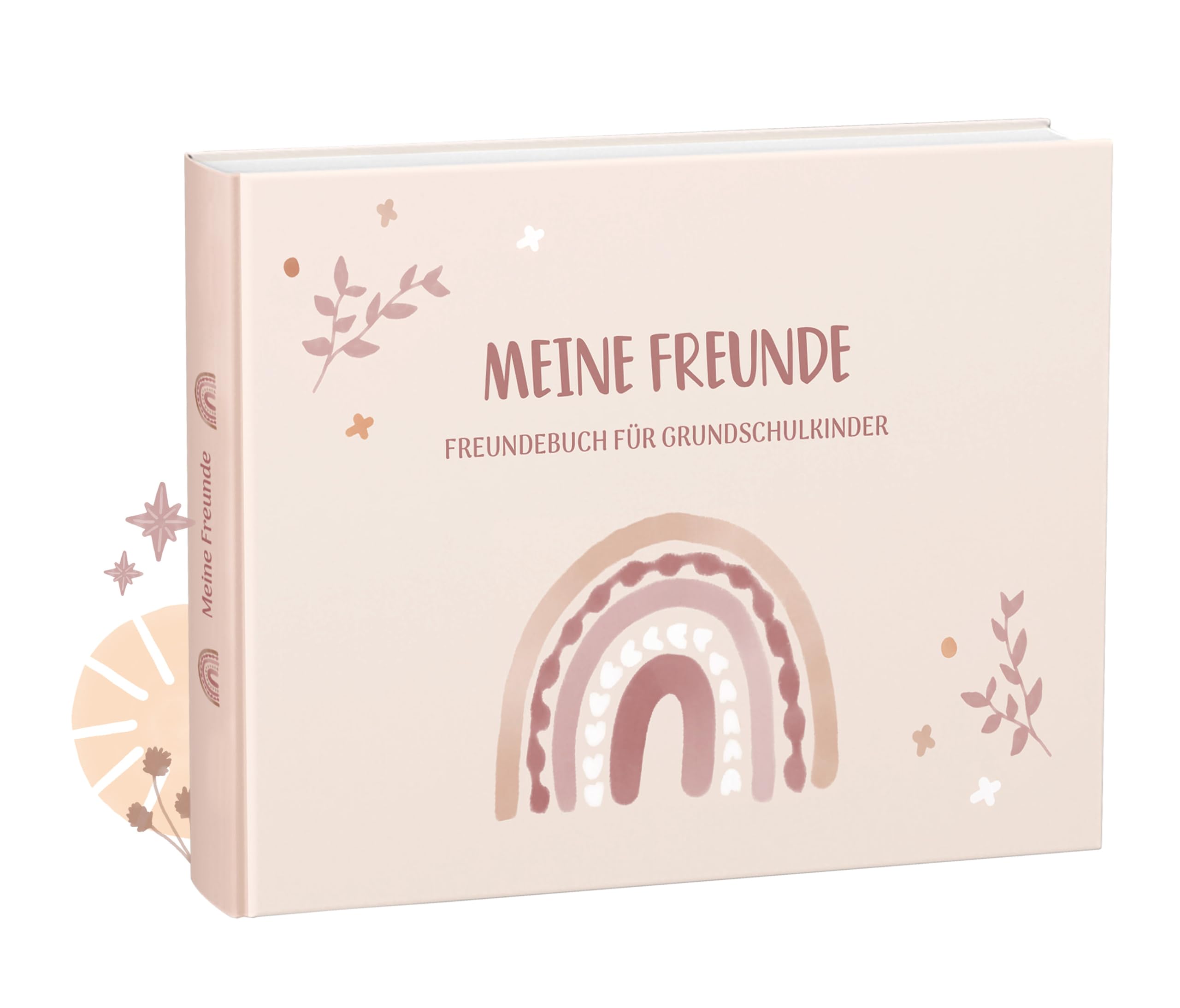 mintkind® „Meine Schulfreunde“ Freundebuch Schule Mädchen und Jungen | Freundschaftsbuch Grundschule | Meine Freunde Buch Geschenk zur Einschulung | Schulfreundebuch zum Ausfüllen