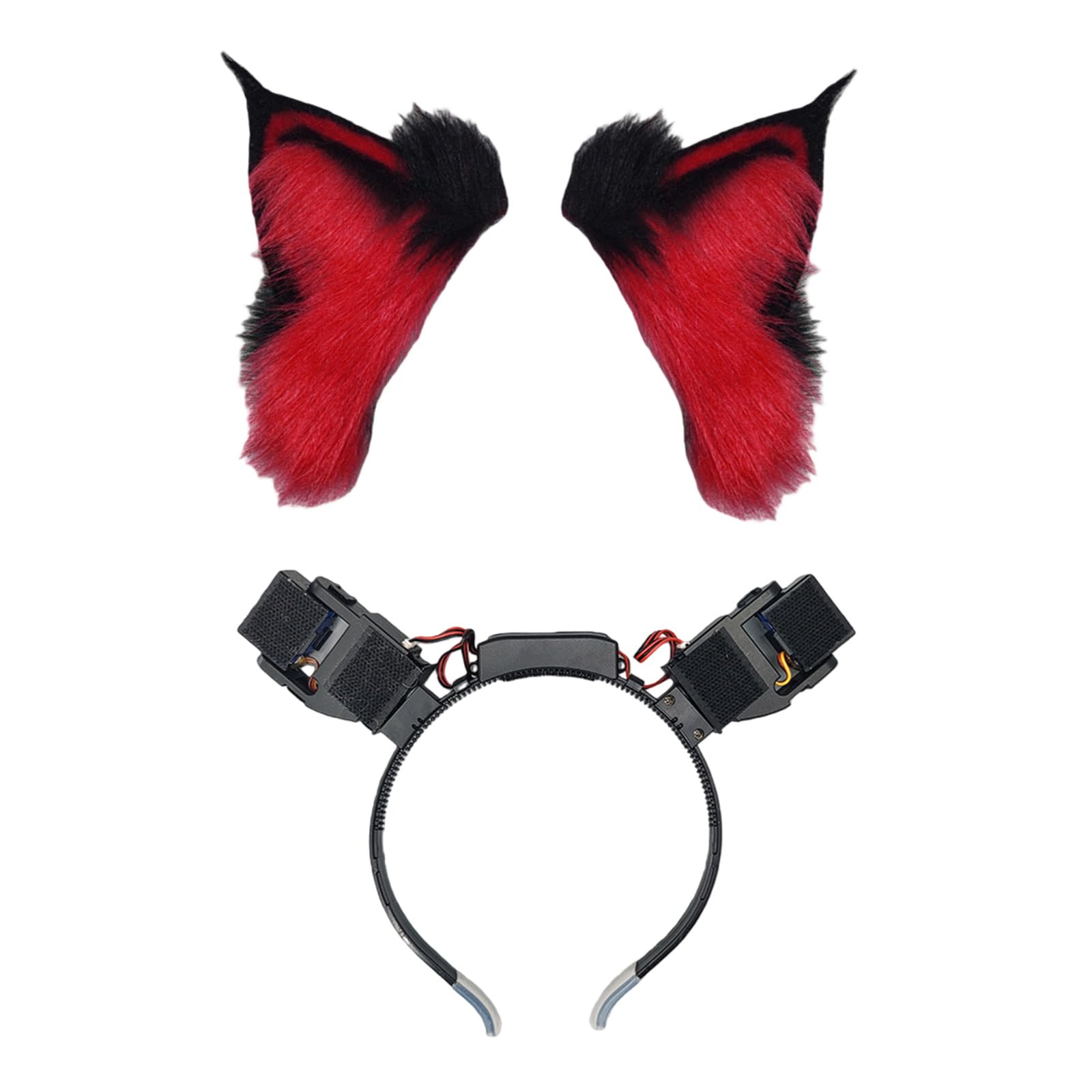 Diadema de lobo, oreja dinámica peluda