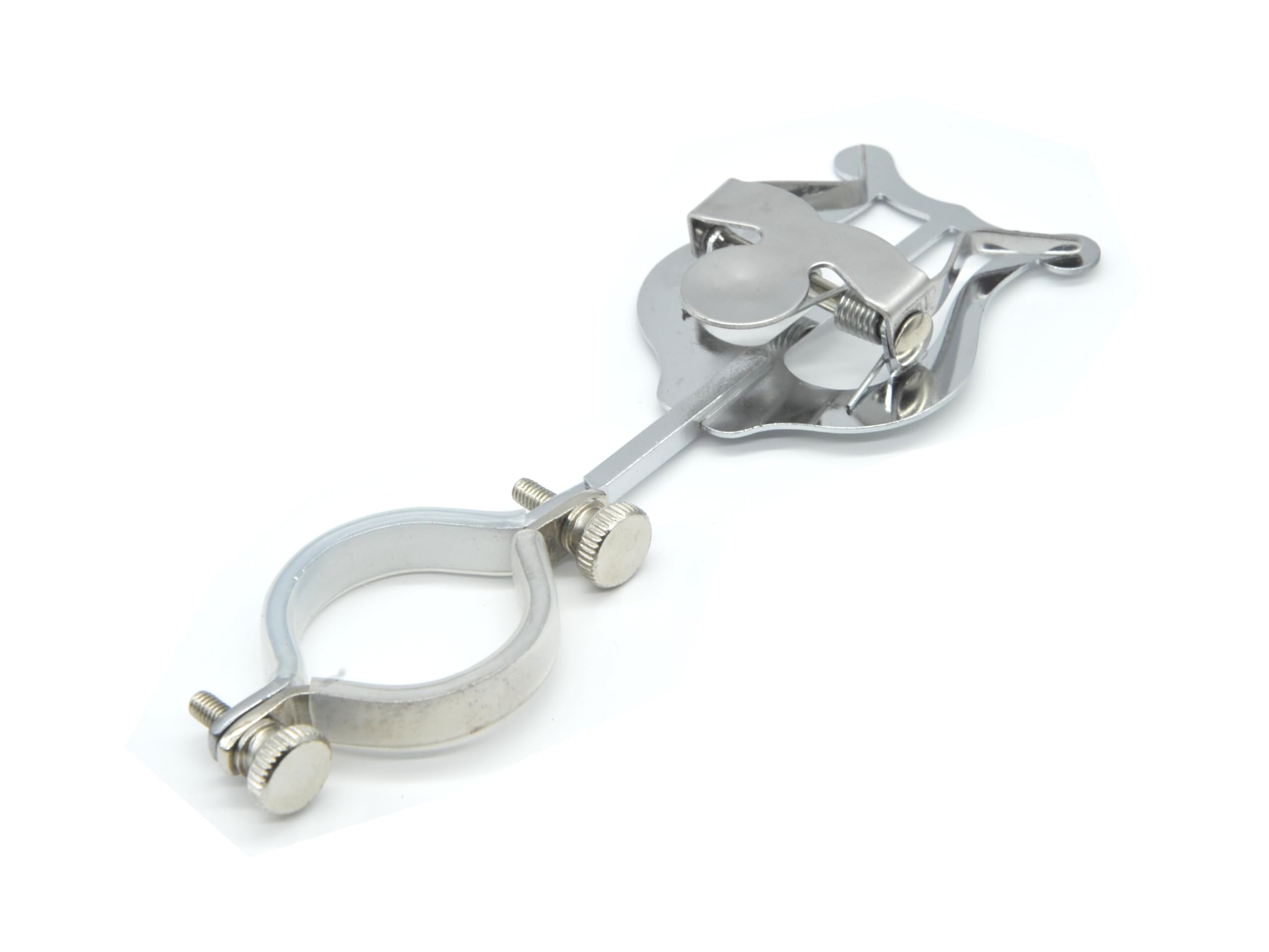 SOUNDACTURE Clarinet Lyre for Marching Band Metal Plating Music Sheet Clamp silver