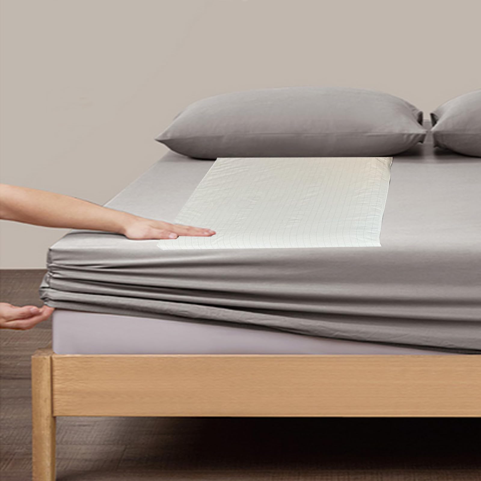 Lenzuola Di Terra NIULAFR Con Fibra D'Argento 89x228 Cm - Per Dormire Meglio E Ridurre Lo Stress