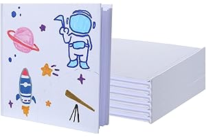 6 Pack Blank Hardcover Books for Making Your Own Book - Kids...