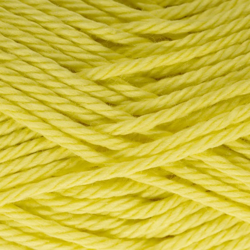 Image of Estako Royal Cotton, (4 Skeins Pack) 100% Mercerized Giza Cotton Yarn, Soft, Super Fino for Crochet and Knitting (4 x 1.76 Oz) / (4 x 137 Yrds) (5083 - Yellow)