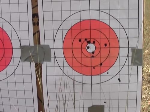 Miniatura 4 de 25 pistolas y rifle multiusos EZ2C Targets Style 5 Bullseye con rejillas de 1 pulgada para ver (25 unidades)