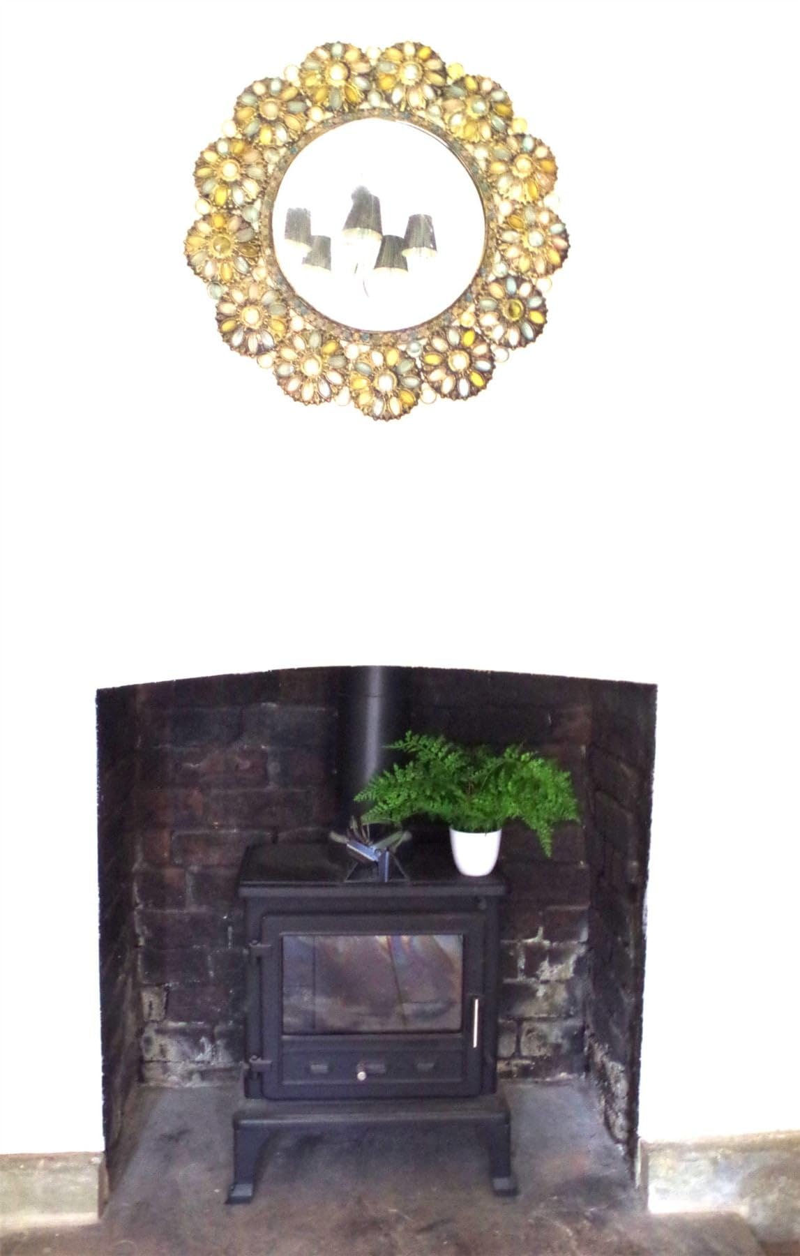 Leaf Plante Artificielle avec Pot fougère en Bois du Sud 30 cm