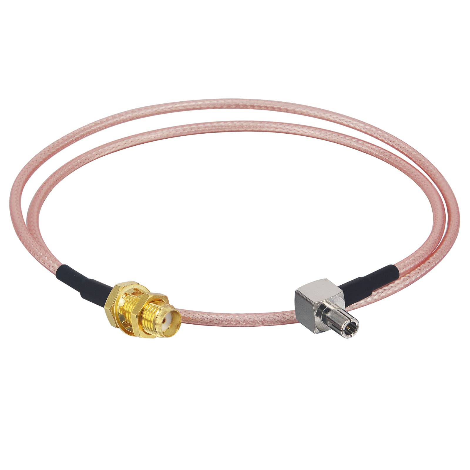 Cavo Coassiale N Femmina A TS9 Maschio RA – RG316 30cm Per Wireless, Antenne