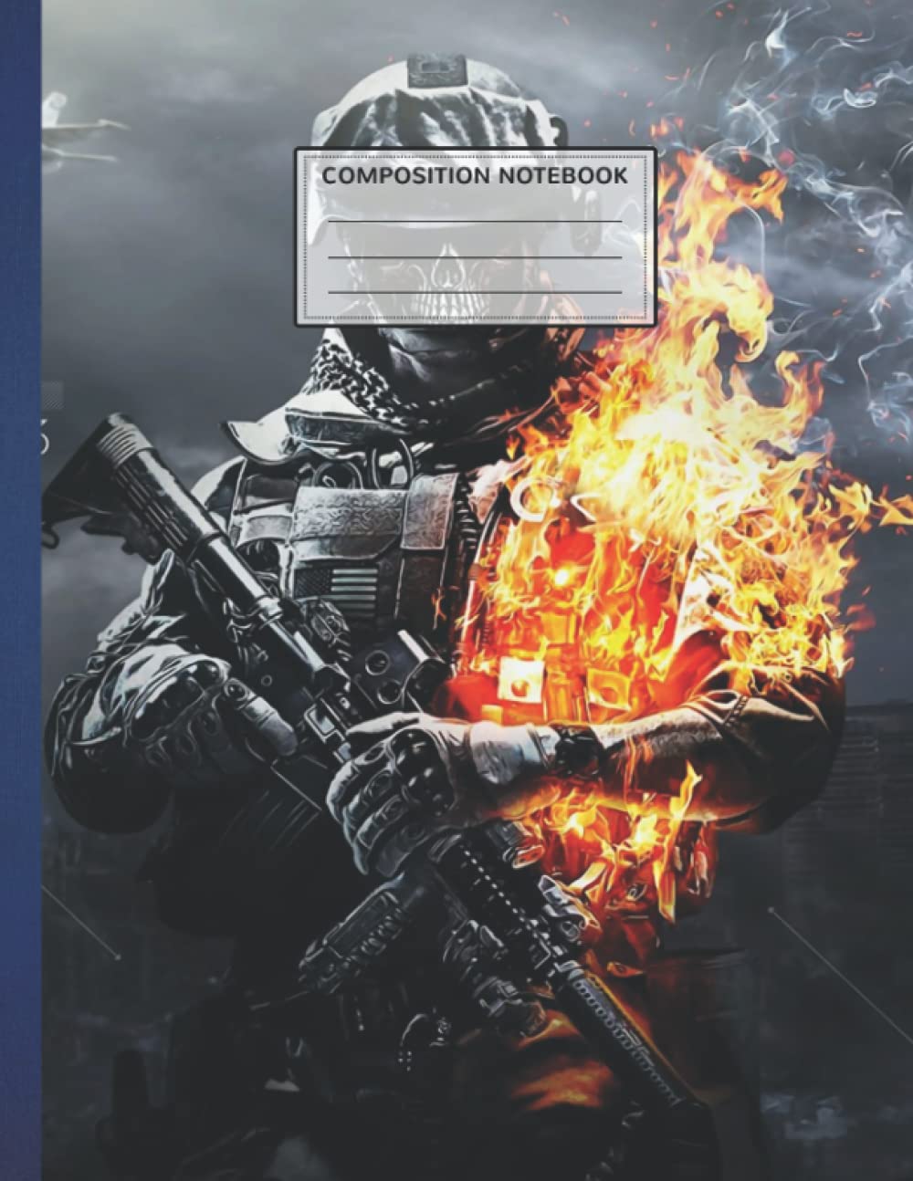 Composition Notebook: battlefield Artwork Journal Paperback 8.5 x 11 Inches, 110 Pages Composition Notebook For School, Office Supplies , Notebook Journal, Homeschool Supplies
