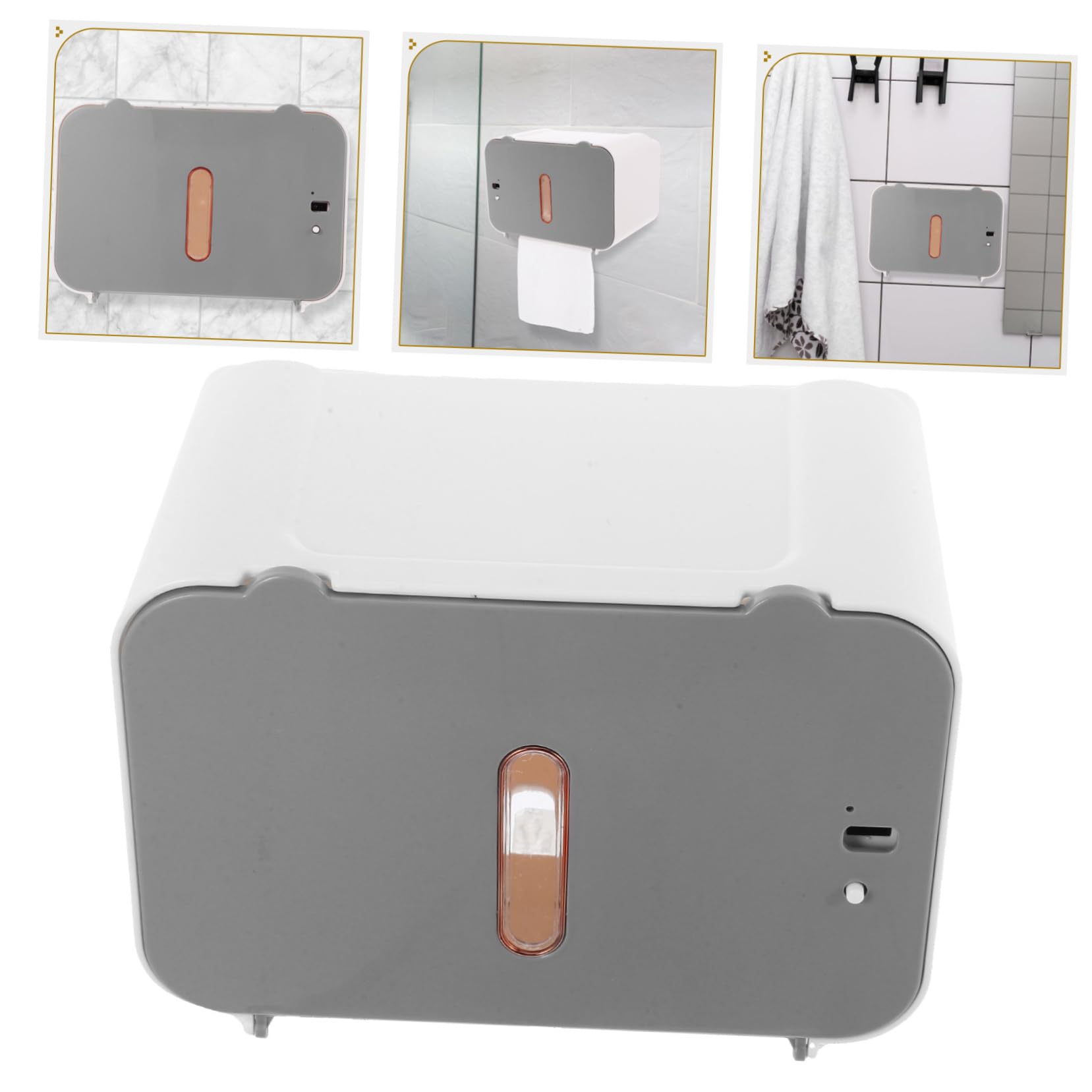 Dispensador De Papel Secamanos Eléctrico Sin Contacto para Baño y Cocina Diseño Elegante Instalación Sin Taladro Sensor Automático y Estilo Minimalista