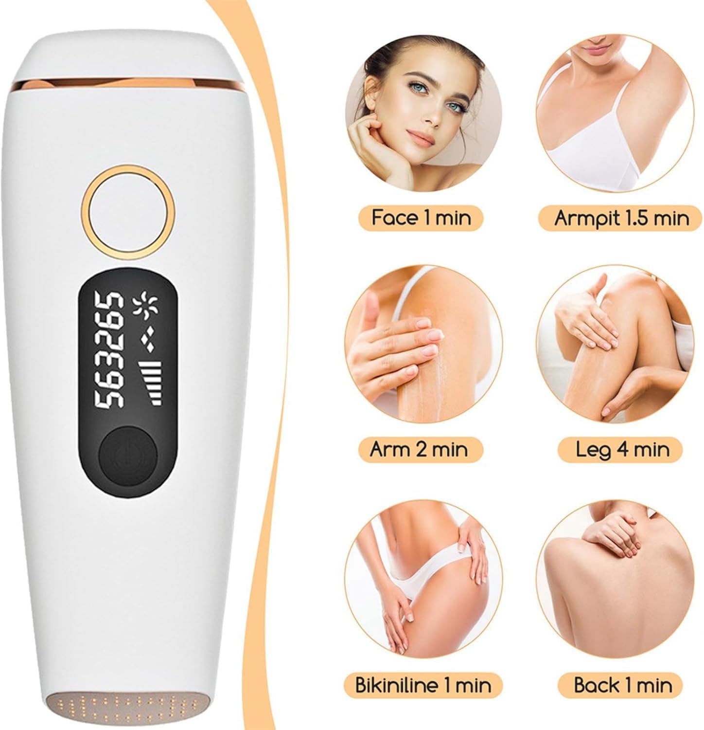 Lumiere Pulsee Face Epilator Flash Unlimited Dermaskin Definitive Depilator Dla Kobiet Może Być Stosowany Na Całym Ciele
