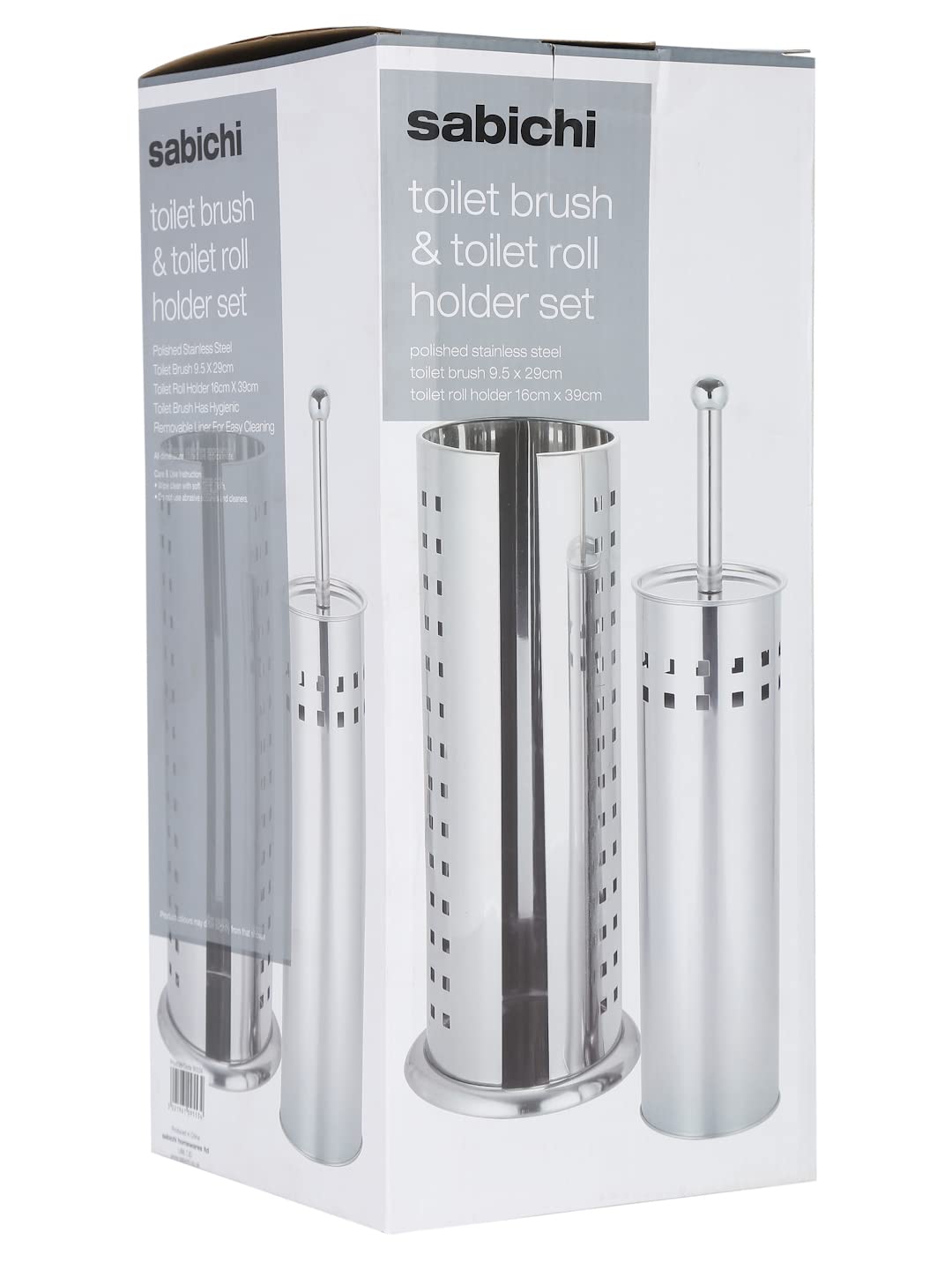 Sabichi Toilet Brush and Toilet Roll Holder 4