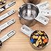 Hudson Essentials Stainless Steel Measuring Cups and Spoons Set - Stackable Set with Spout (11 Piece Set)