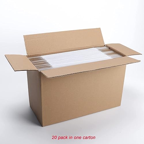 Miniatura 7 de Lyeasw Cajas de envío blancas de 13 x 10 x 2, paquete de 20 cajas de cartón corrugado para correo de embalaje