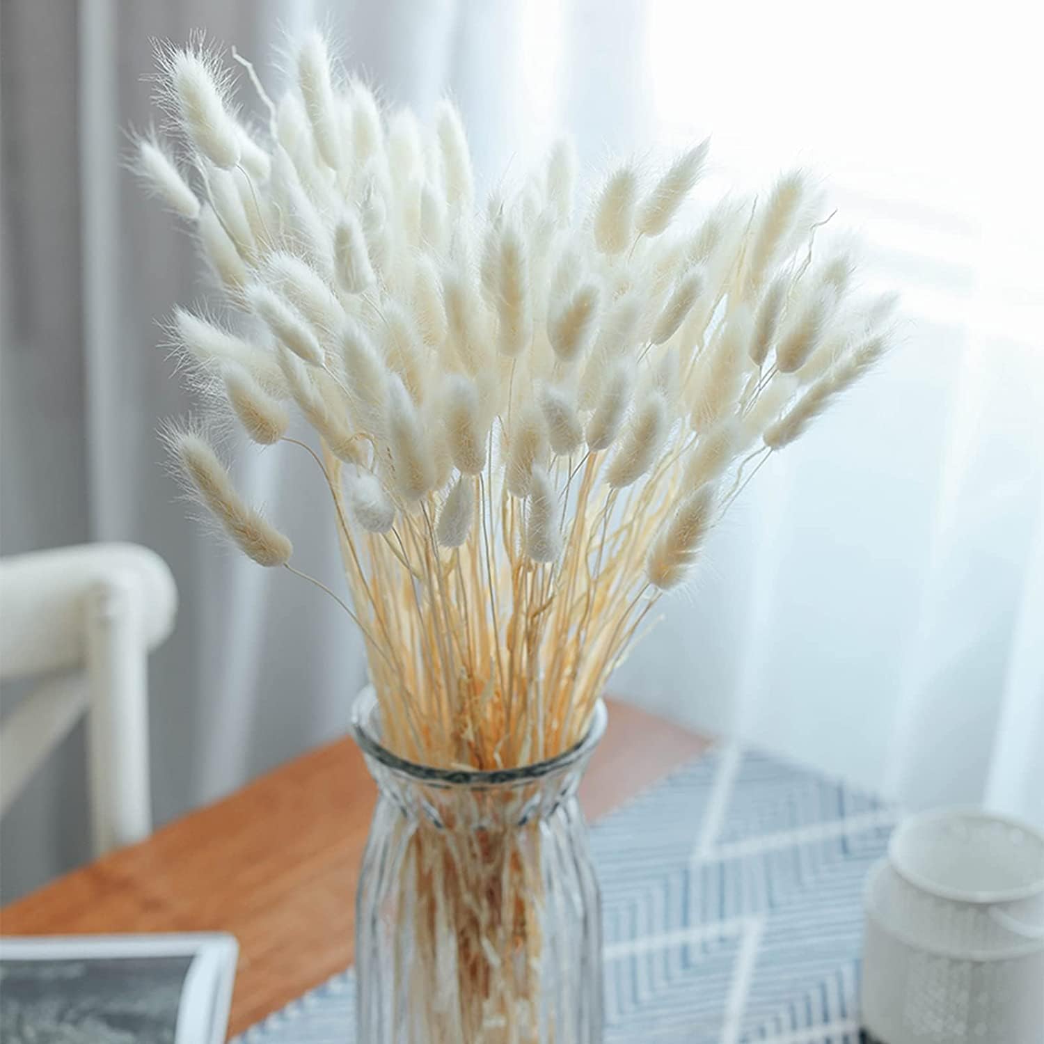 10 Pcs Pampas Sechees Decoration Bouquet Fleurs Séchées Naturelles 100