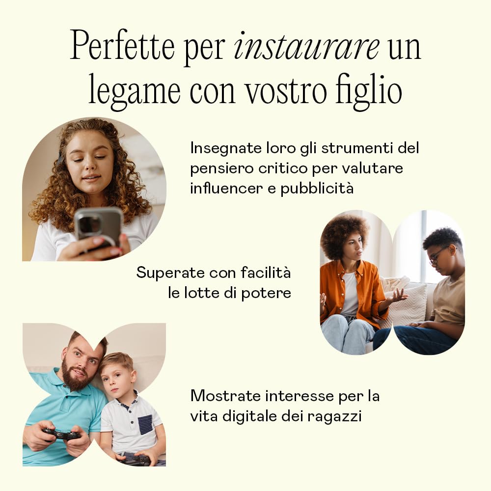 Crescere Cittadini Digitali. Con 200 carte da conversazione, il kit aiuta a promuovere un uso equilibrato degli schermi e a migliorare la comunicazione in famiglia.