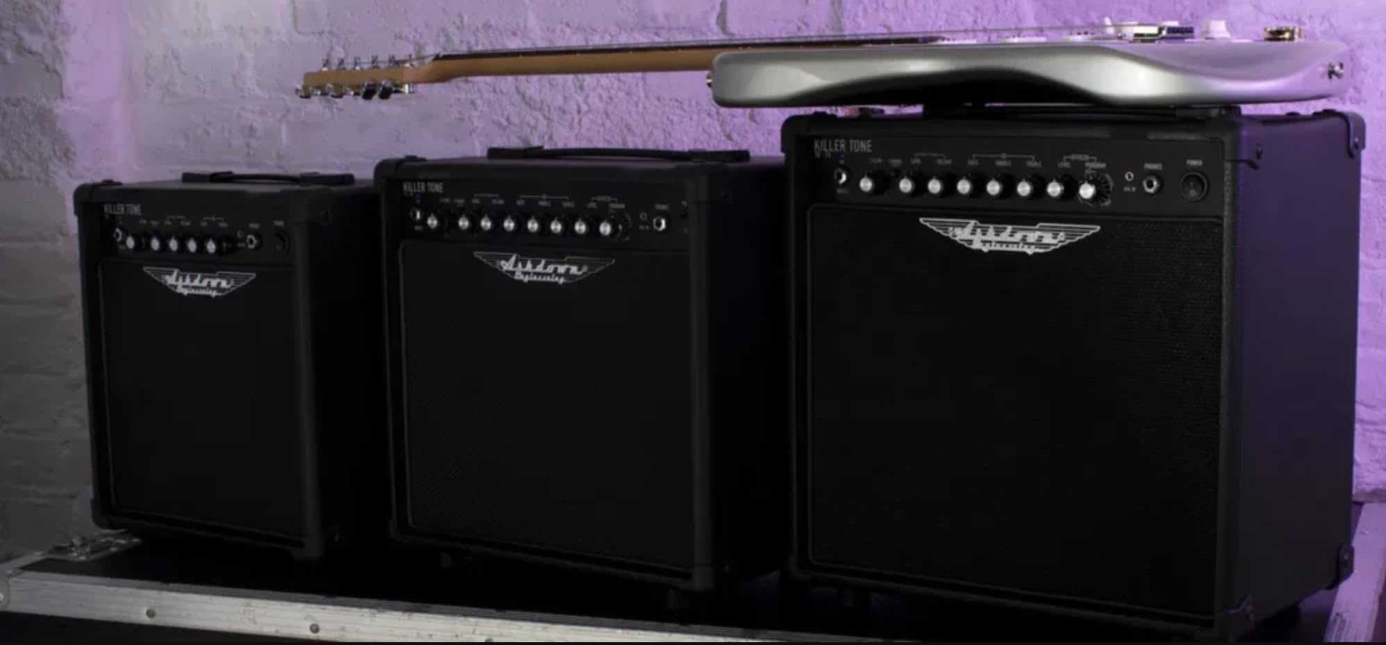ASHDOWN KT‑30FX Combo 30W FX Amplificatore Chitarra Transistor Due Canali Uscita Cuffie AUX IN 16 Effetti Digitali