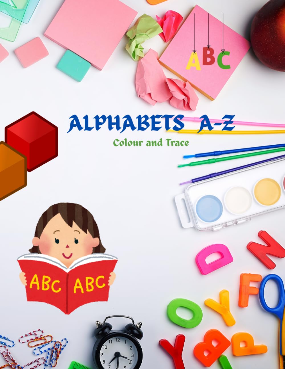 Alphabet Coloring and Tracing Book for Kids (A–Z): Learn Letters with Fun Coloring & Writing Practice