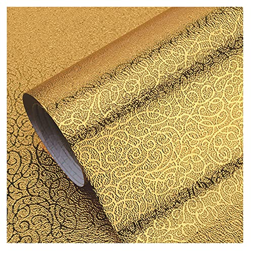 CONPHERON Papier de Aluminium Autocollant Stickers de Cuisine Résistant à l'huile étanche Anti-moisissure Feuille de Meubles pour Cuisines, Armoires,...