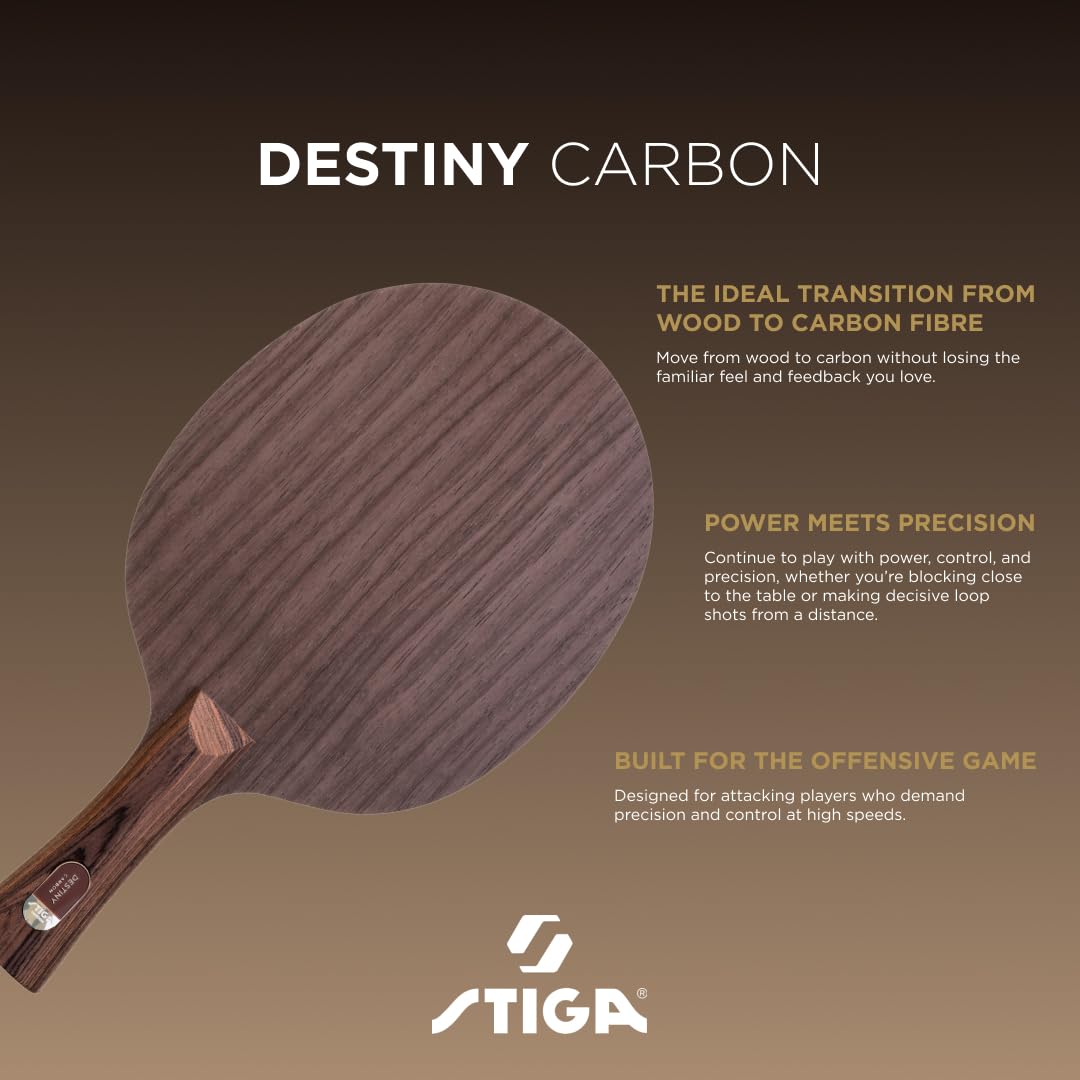 STIGA Destiny Carbon – Pala da ping-pong