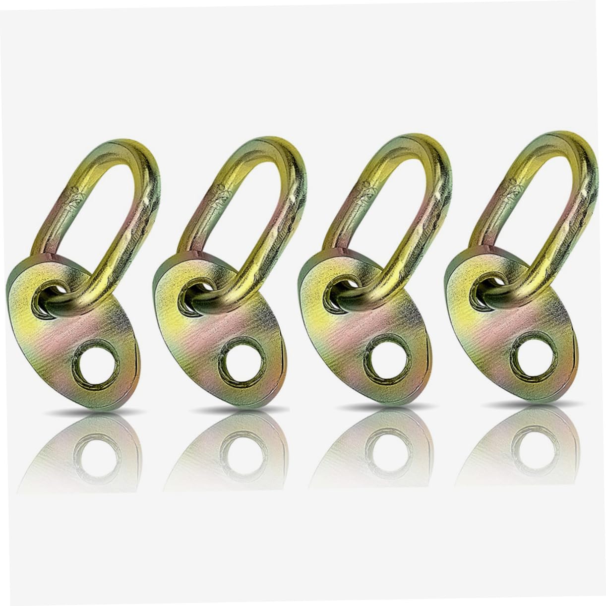 Garneck 4 Pezzi Set di Anelli del Motore Sollevamento del Motore Piastra Sollevamento Staffa di o Automatico Staffa di o Regolabile Lega di Alluminio d'oro