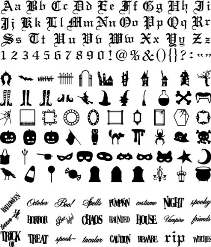 Making Memories Slice MS+ Design Card, Spook Alley