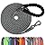 NTR 30FT Puppy Leash, Nylon Rope Long Dog Leash with Swivel Lockable Hook and Comfortable Padded Handle, Dog Line Tether for Small Medium Large Dogs Training, Playing, Camping, or Backyard