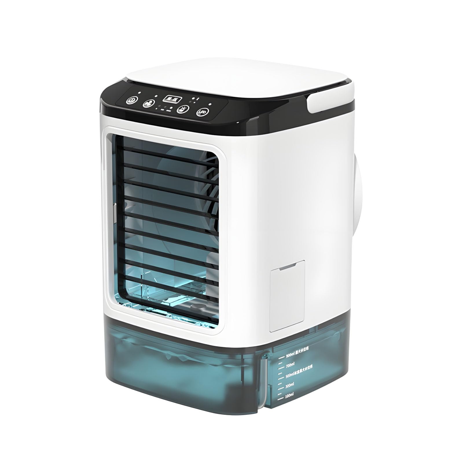 Evaporative Air Cooler, Portable Air-Conditioner, Cooling Fans-That Blow Cold Airs with Water Tank, Room Coolers for Bedroom, 1-4H Timer, 3 Speeds, Quiet Mini-Airs Coolers for Bedroom Offices