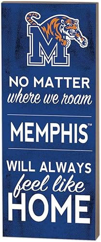 Memphis Tigers - Letrero con texto en inglés "No Matter Donde", tamaño único, multicolor