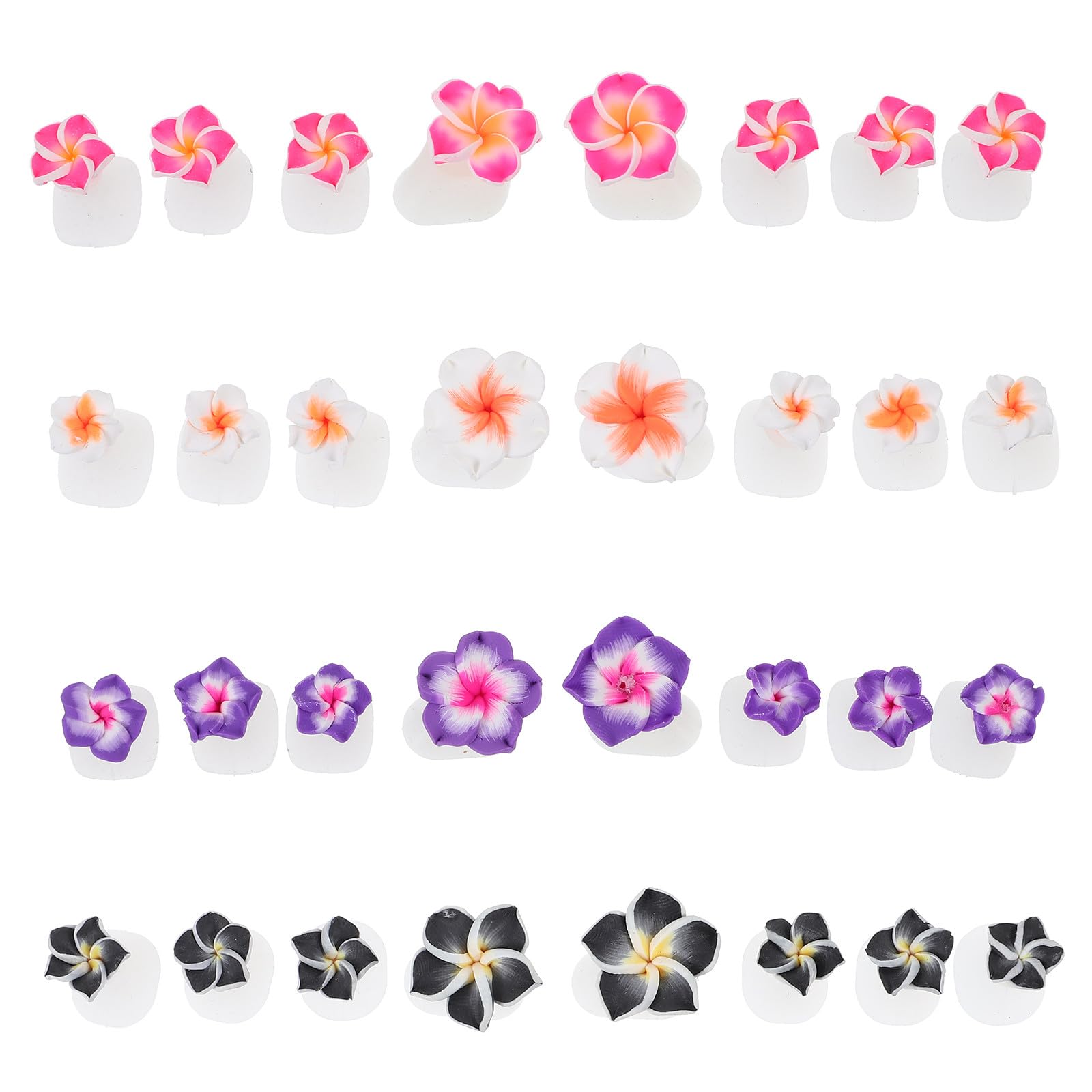 Healvian Separadores de Dedos para Uñas 32 Piezas de Silicona Forma de Flor para Pedicura y Secado de Esmalte en Pies