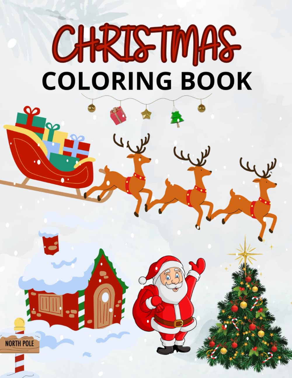 Christmas coloring magic book: coloring book with the magic christmas