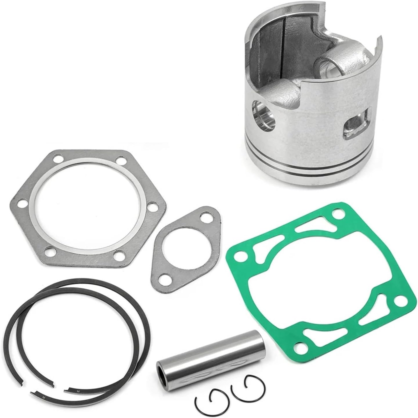 244cc Engine 0.5mm Top End Piston Ring Ket Rebuild Kit For 2 Cycle EC25 2PG 1980-1988