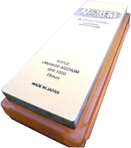 Miniatura 3 de SHAPTON Ha No Kuromaku - Piedra de afilar de cerámica (F-set) grano medio (#1000) + grano fino (# 5000) + grano fino (# 8000) + grano ultra fino