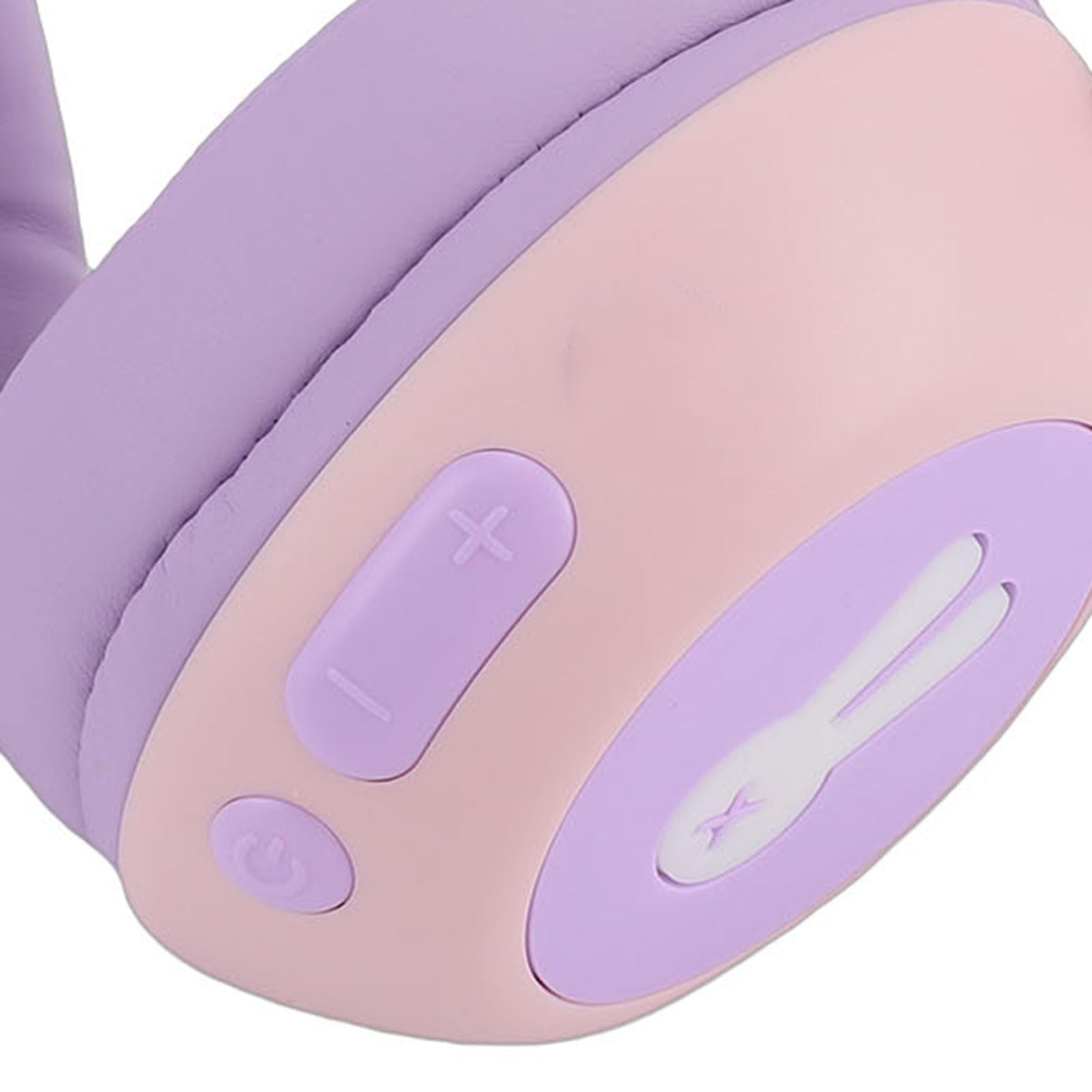 Cuffie Bluetooth per Bambini, Limite Volume 85 DB Luci LED Cuffie Bluetooth per Bambini, Wireless per con Ricarica USB C Batteria da 25 Ore per Adolescenti (PINK)