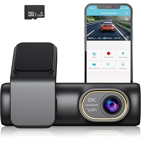 KAWA Mini 3 Dashcam mit 1296P QHD & App-Anbindung für 34,99€ (statt 70