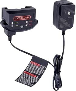 Tulepowceeng LCS1620B Charger Compatible with Black and Decker 20V 12V Max Lithium Batteries