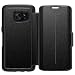 OtterBox STRADA SERIES Leather Wallet Case for Samsung Galaxy S7 Edge - Frustration Free Packaging - PHANTOM (BLACK/BLACK LEATHER)