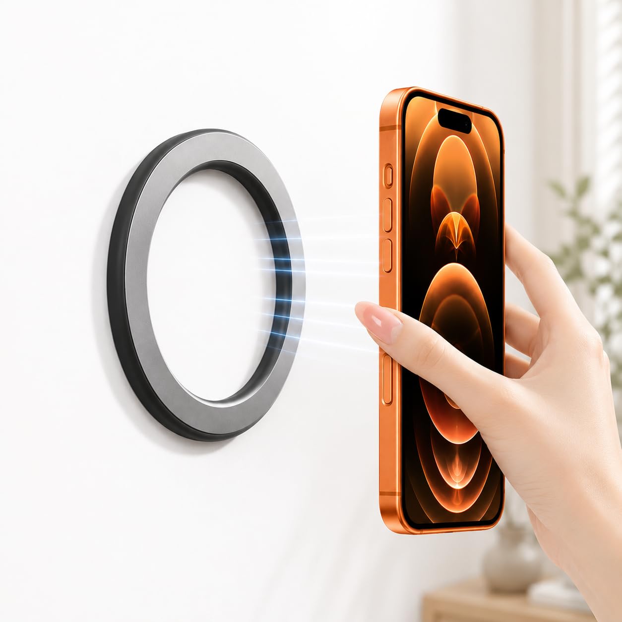 360°回転の驚き！マグネットスマホ壁ホルダーで快適ライフを実現